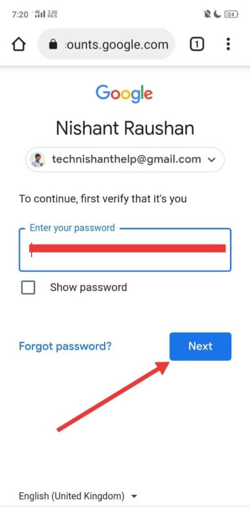 Fifth Step - Google Account Me Two Step Verification Kaise Lagaye